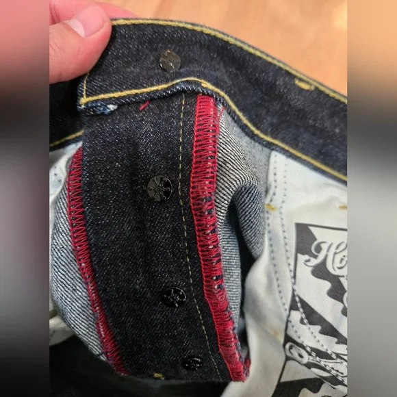 Hoyle Jackson selvedge denim jeans 31 Made in USA Button Fly